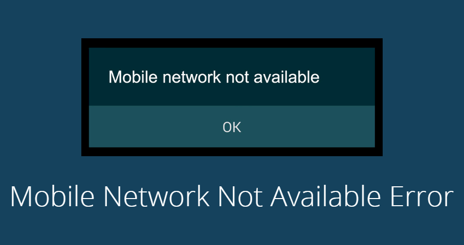 How to Fix "Mobile Network Not Available" Error on [name] - TrendyPort