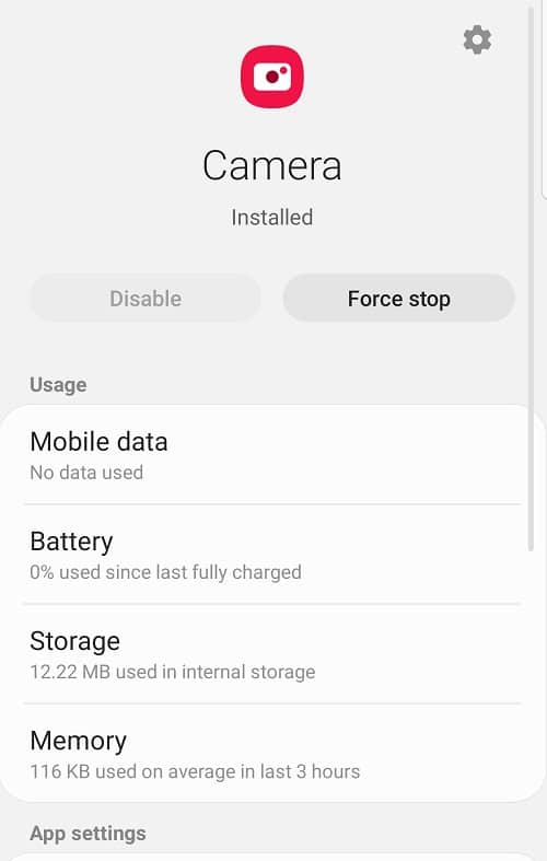 Why does Camera keeps closing on Samsung Galaxy Note 8 and how do I fix it? 1