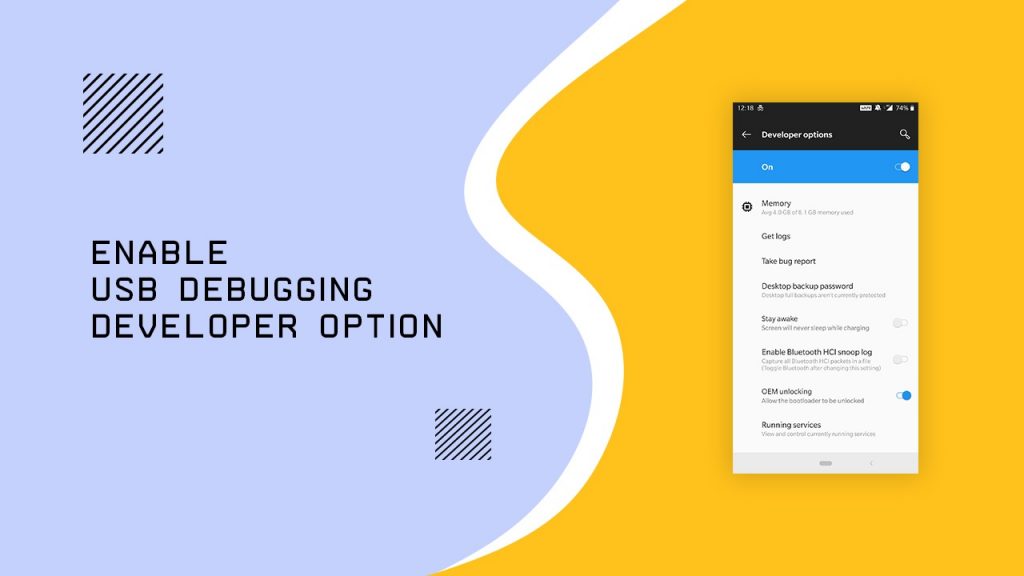 Accessing Developer Options and Enable USB Debugging Mode