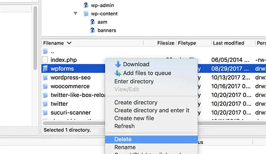 How to Fix Destination Folder Already Exists Error in WordPress 6