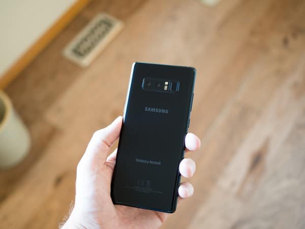 Rapid heating of Samsung Galaxy Note 8