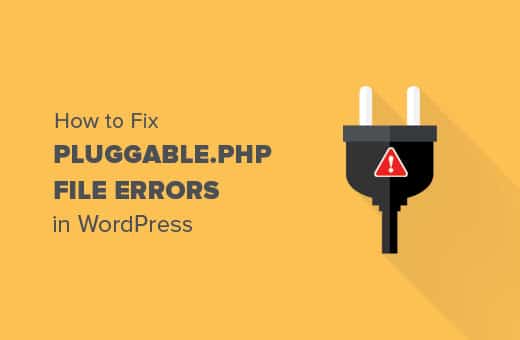 How to Fix Pluggable.php File Errors in WordPress 26