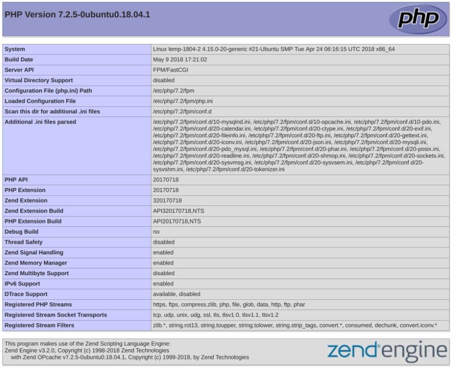 How to Innstall Linux , Nginx , MySQL, PHP(LEMP stack) Ubntu 18.04