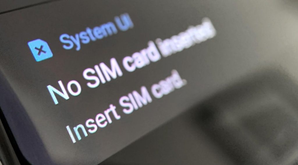 No SIM Card Error In BLU Studio XL2