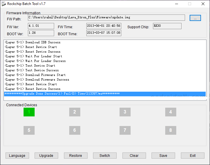 How to use RockChip Batch Tool 1