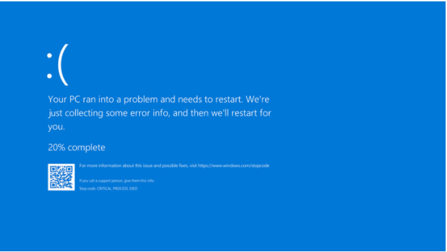 blue screen windows error