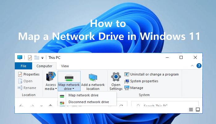 How to Fix Windows 11 Map Network Drive Missing?