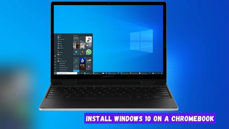 "How to Install Windows 10 on Chromebook Without  USB"