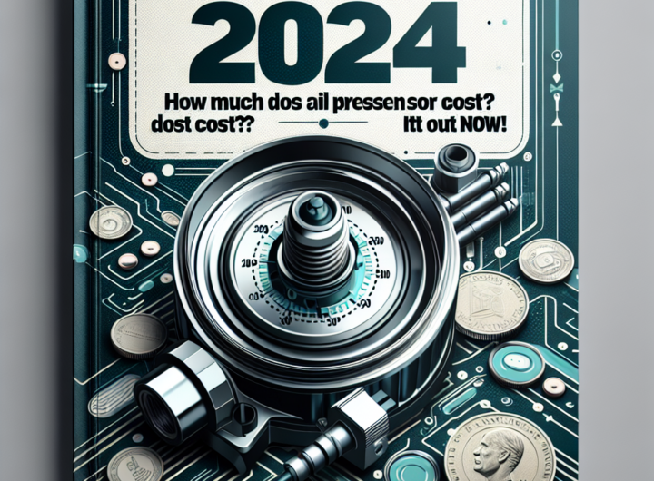 2024 Guide: How Much Does an Oil Pressure Sensor Cost? Find Out Now! 1