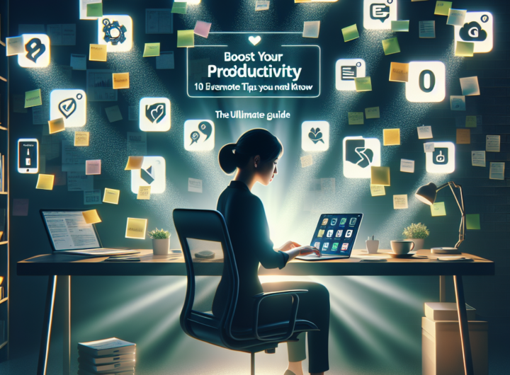 Evernote productivity tips and tricks