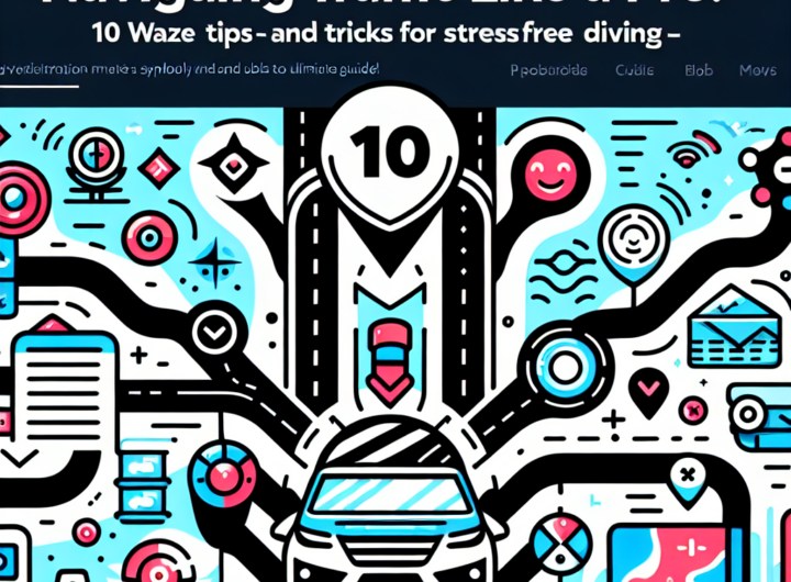 Waze traffic alerts and tips