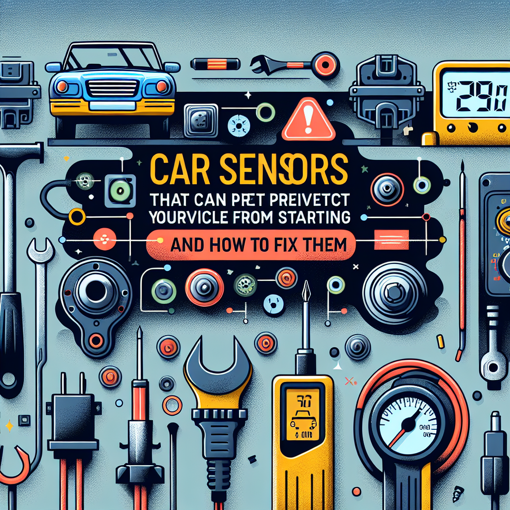 Top Car Sensors that Can Prevent Your Vehicle from Starting and How to Fix Them 1